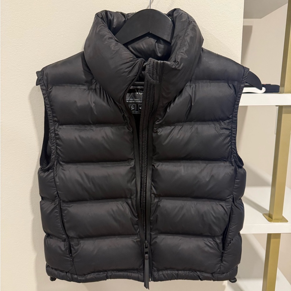 Zara Black Puffer Vest